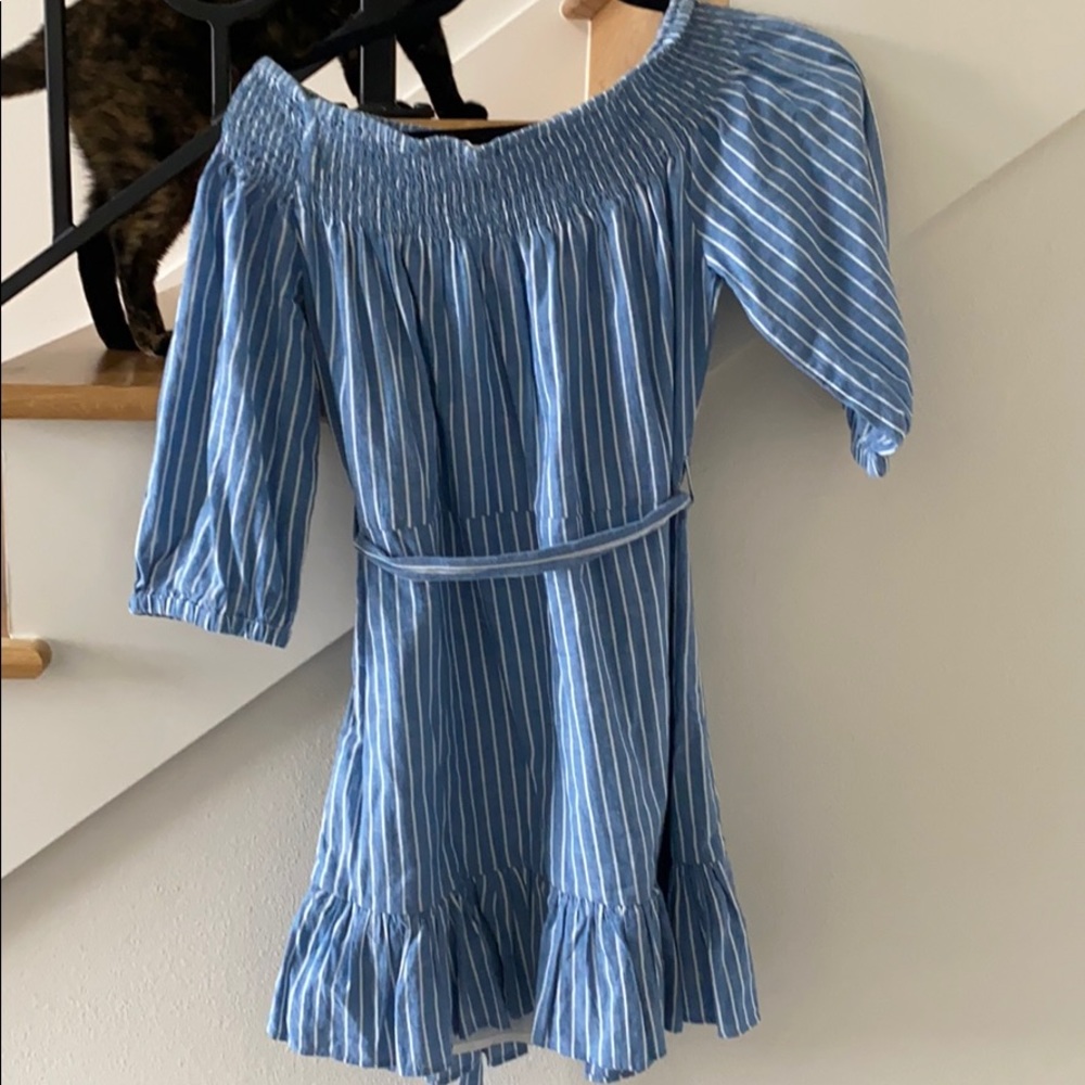 Stripped Ruffle Dress - Picture 5 of 5